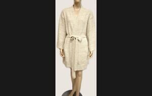 Hotel Collection Luxe Knit Shawl Robe LARGE / EXTRA LARGE Ivory